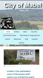 Mobile Screenshot of cityofmabel.com